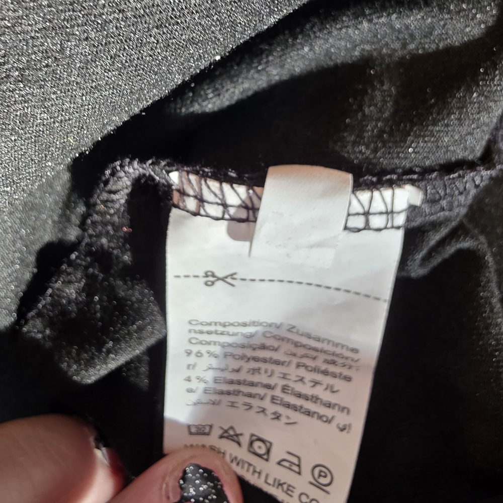 Black Skeleton Graphic Maxi Tshirt  Dress With Pockets size 2x - Picture 4 of 8